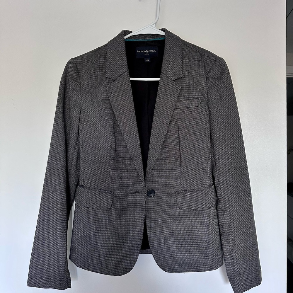 Banana Republic Gray Blazer